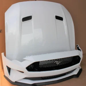 2018-23-ford-mustang-gt-front-bumper-cover-grille-hood-set-oxford-white